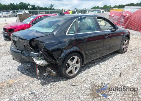 2004 Audi A4 3.0 из США, поврежденный, VIN WAULT68E44A287816